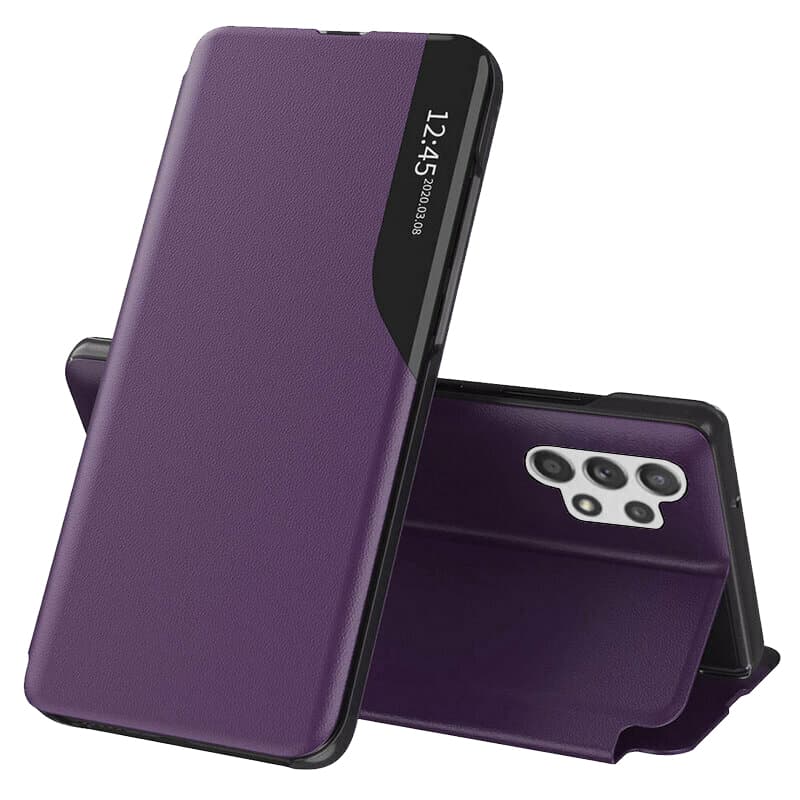 Techsuit eFold Series Pouzdro pro Samsung Galaxy A32 4G Fialová - náhled 1