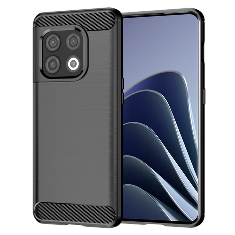 Techsuit Karbon Silikon OnePlus 10 Pro 5G Černý - náhled 1