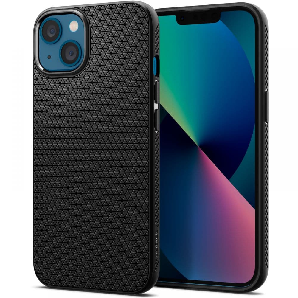 Spigen Tekutý Vzduch iPhone 13 Černý - náhled 1