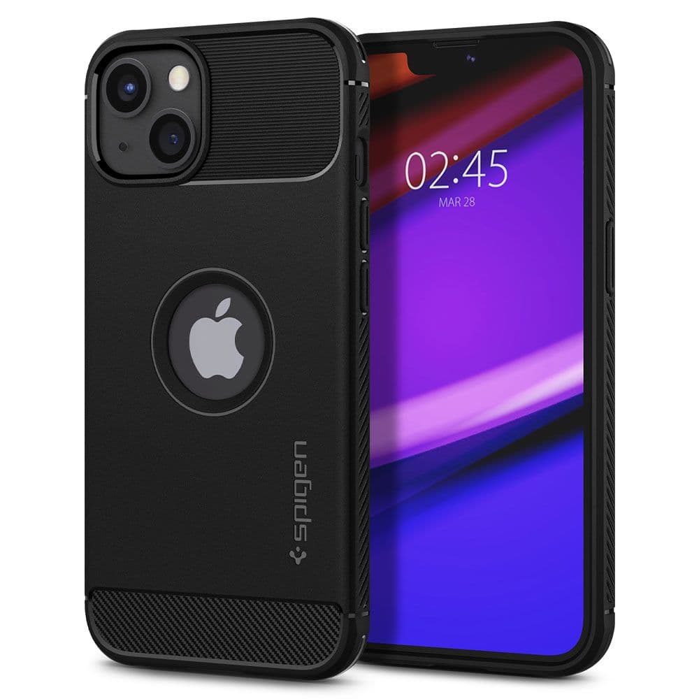 Spigen Rugged Armor iPhone 13 Černá - náhled 1