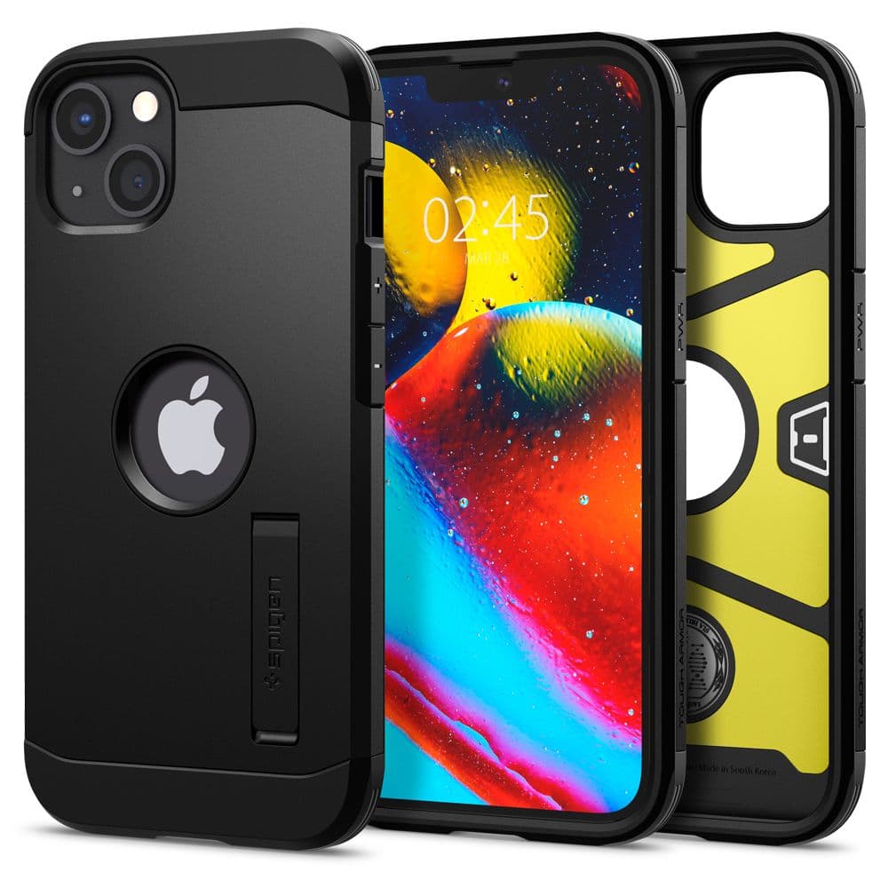 Spigen Odolné pouzdro iPhone 13 Černé - náhled 1