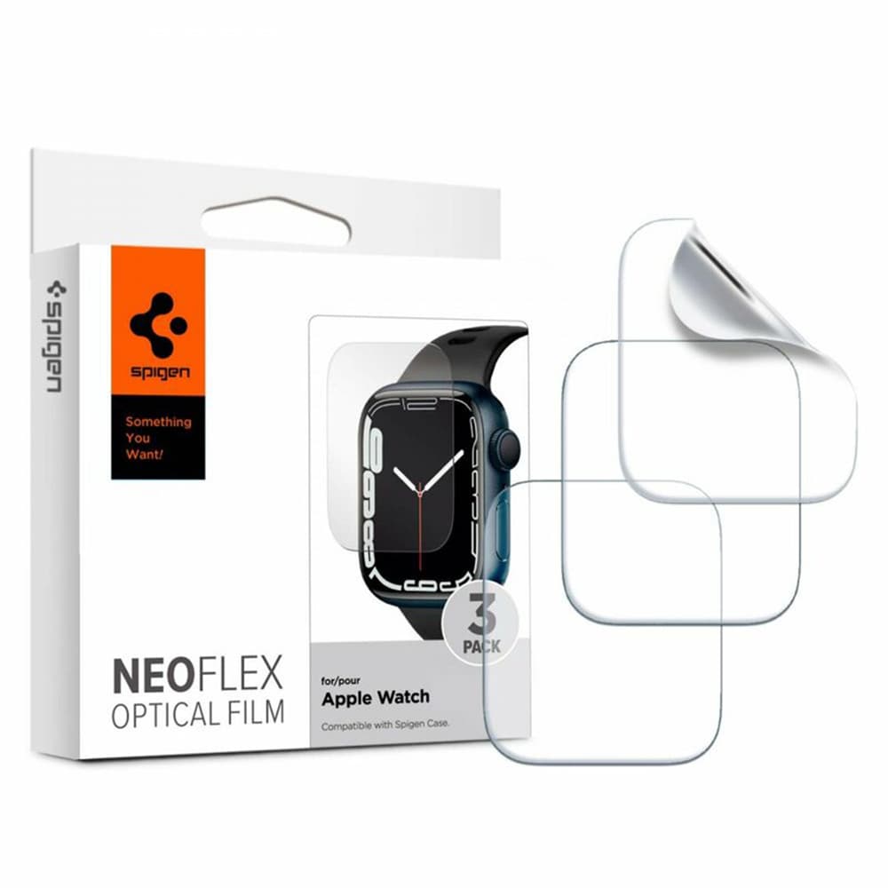 Spigen Neo Flex 3 kusy Apple Watch 40mm 41mm Čiré - náhled 1