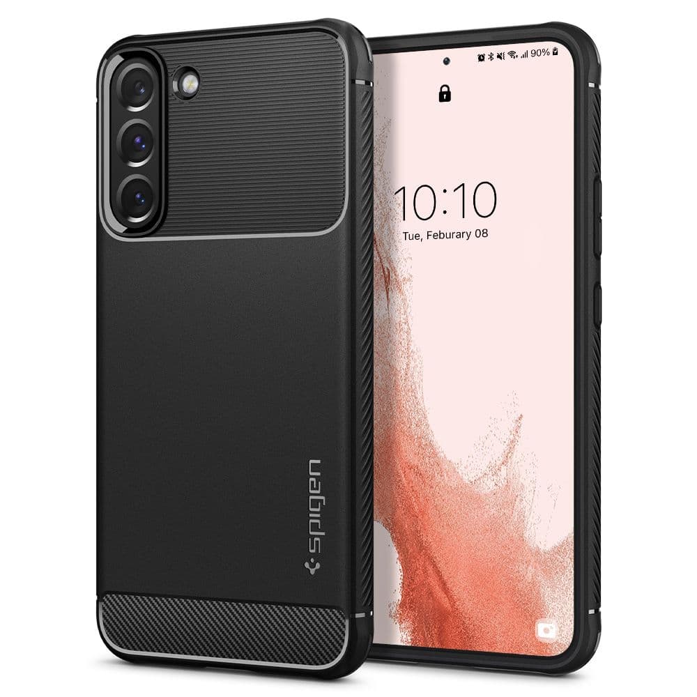 Spigen Odolné pouzdro Samsung Galaxy S22 Černé - náhled 1