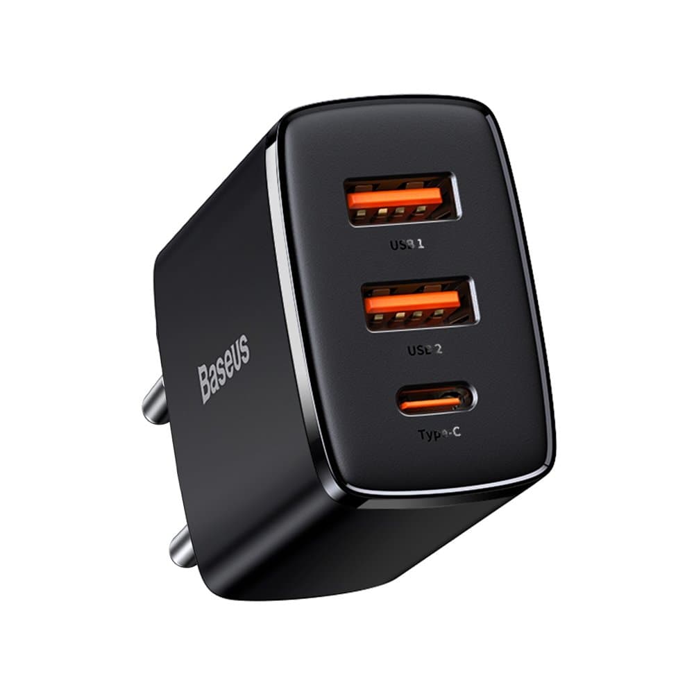 Baseus Síťová nabíječka Kompaktní (CCXJ-E01) USB-C PD 30W Černá - náhled 1