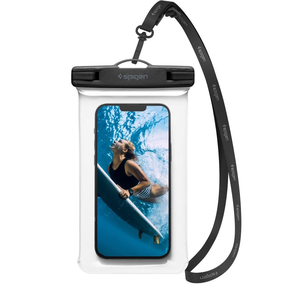 Spigen Vodotěsné pouzdro A601 IPX8 pro telefon 3.5 - 7" Průhledné - náhled 1