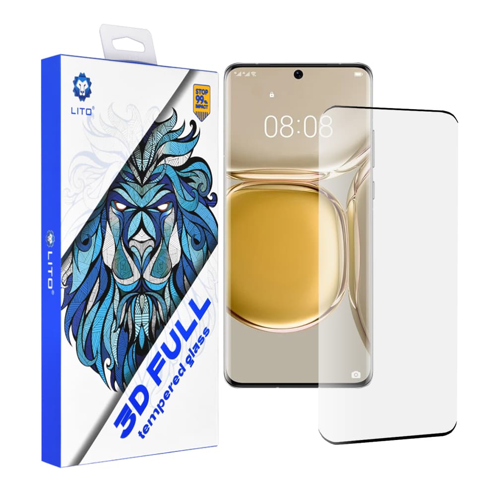 Lito 3D Plné Krytí Huawei P50 Pro Black - náhled 1