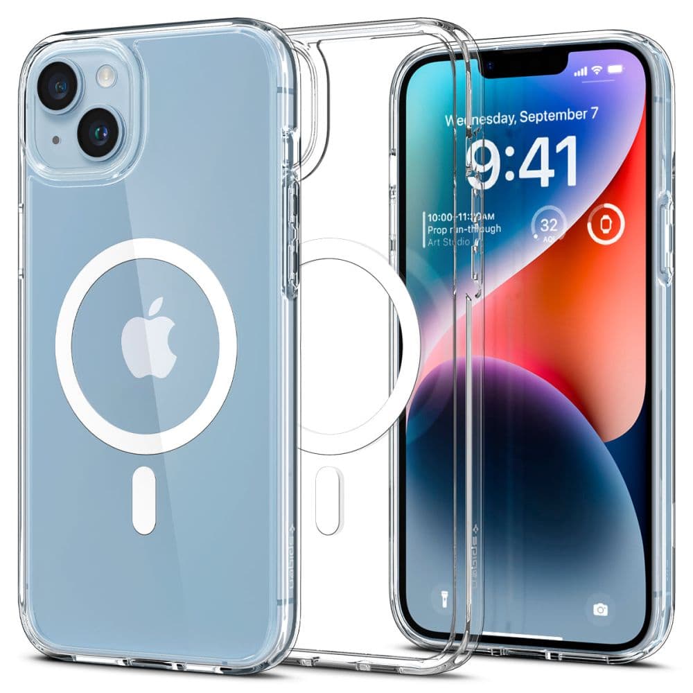 Spigen Ultra Hybrid MagSafe iPhone 14 Bílý - náhled 1