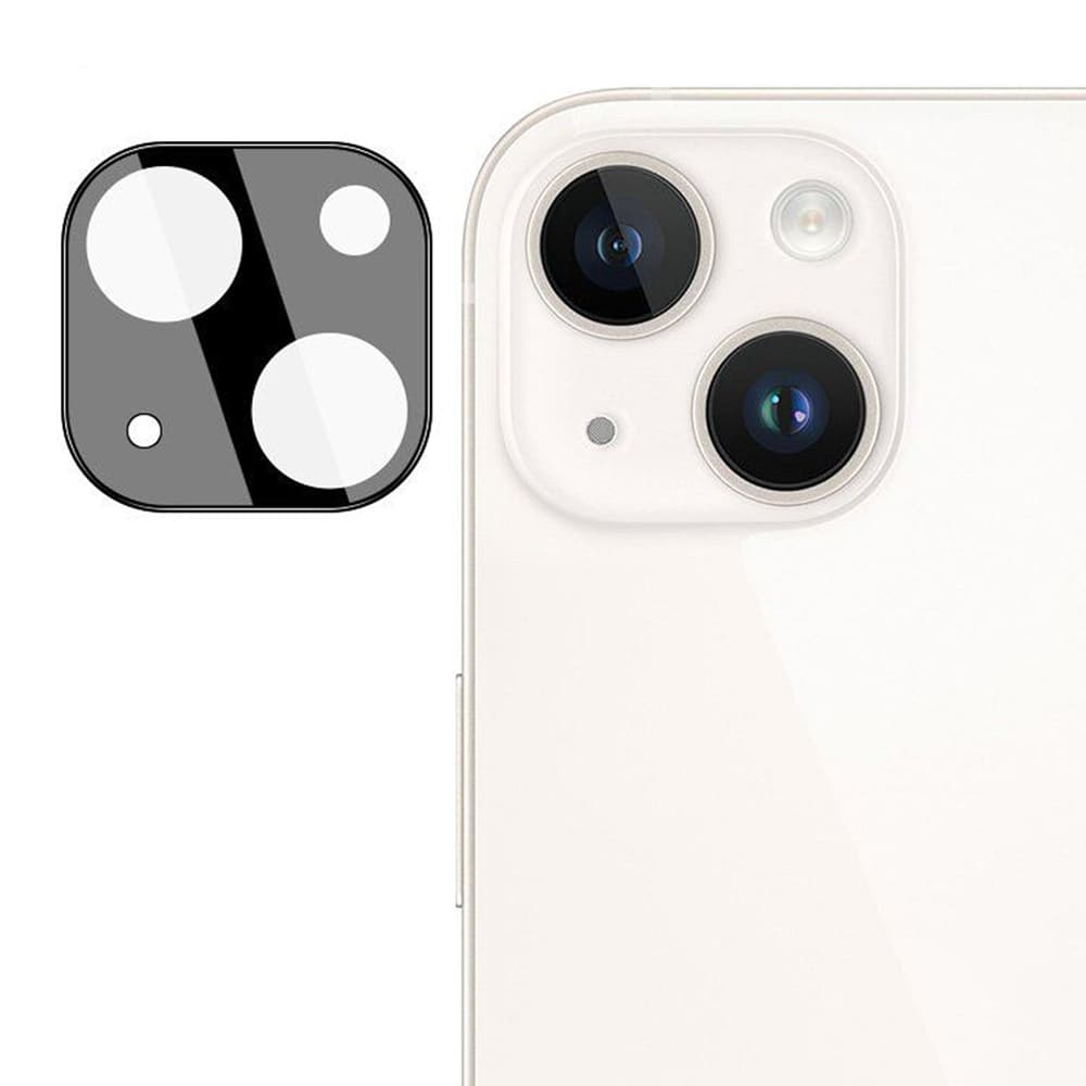 Techsuit Kompletní sklo kamery iPhone 14 14 Plus Black - náhled 1
