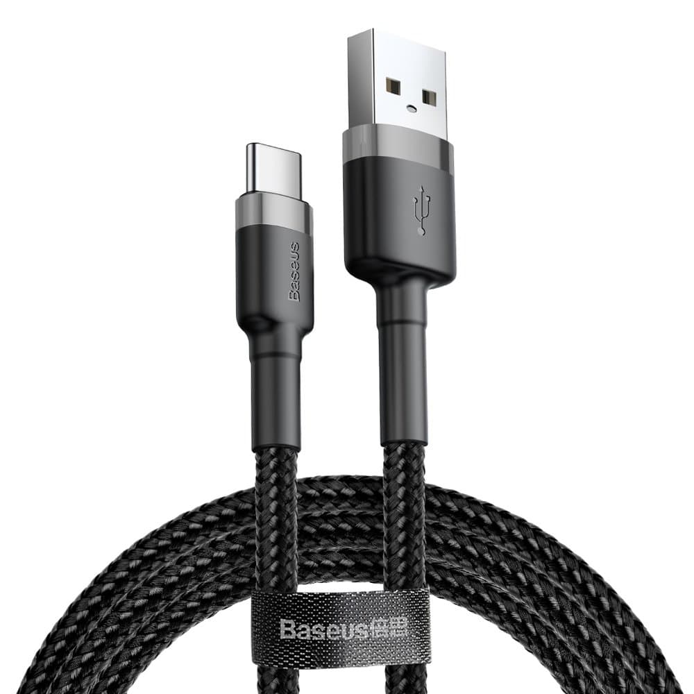 Baseus Datový kabel Cafule USB Type-C 3m Gray Black - náhled 1