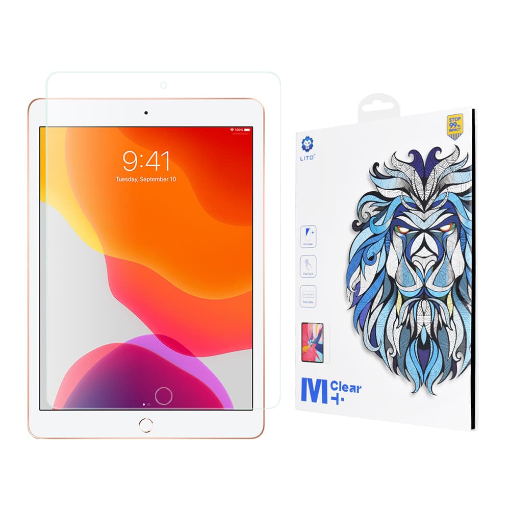 Lito 2.5D Klasické Sklo pro Apple iPad 10.2 2021 2020 2019 Průhledné - náhled 1