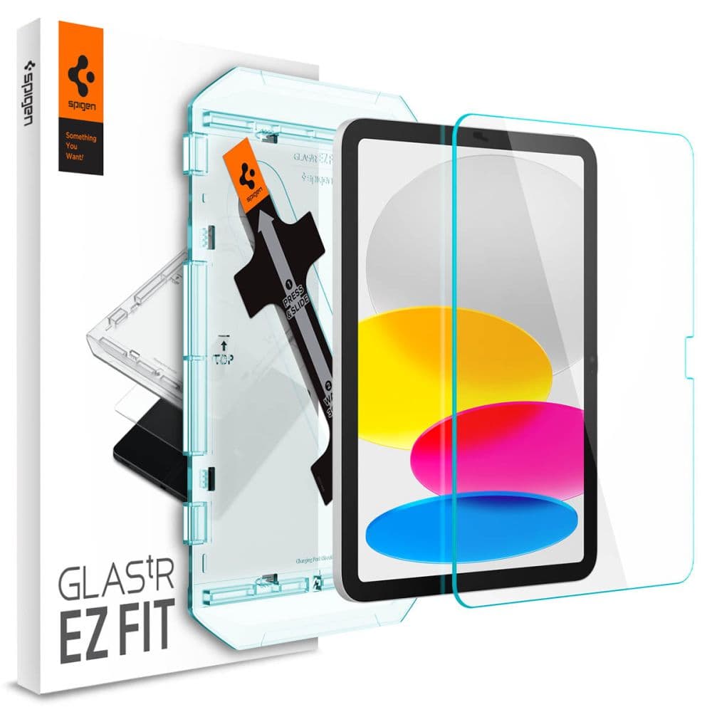 Spigen Glas.tR EZ-FIT iPad 10 2022 10.9 iPad 11 2025 Čirý - náhled 1