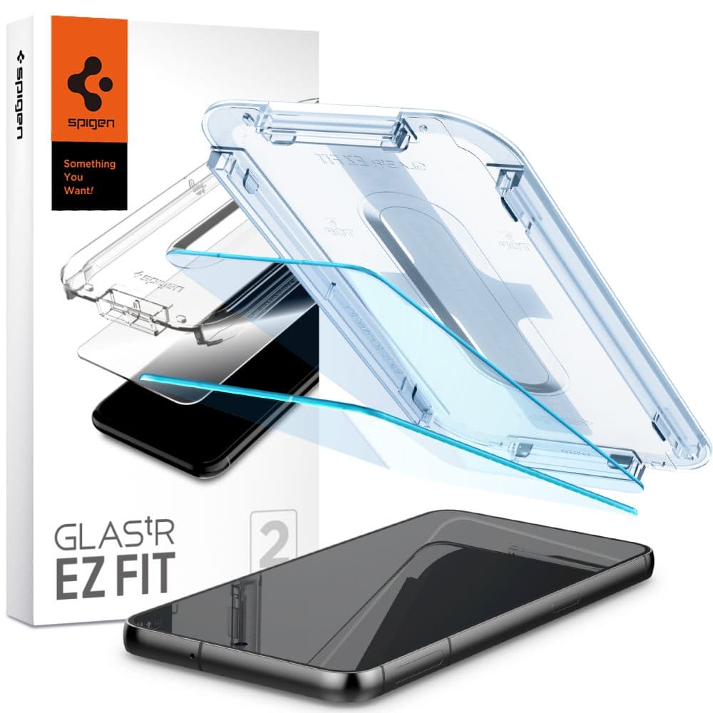 Spigen Glas.tR EZ-FIT 2 kusy Samsung Galaxy S23 Průhledné - náhled 1