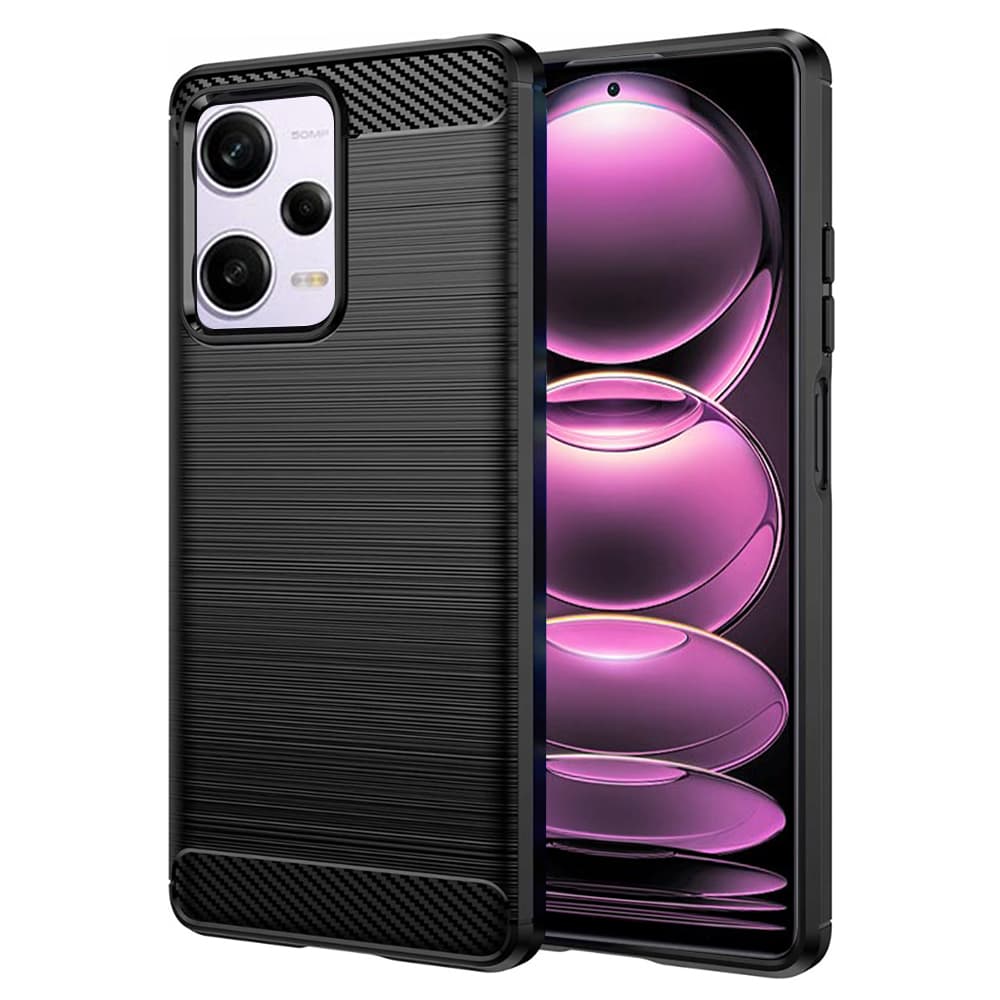 Techsuit Karbon Silikon Xiaomi Redmi Note 12 Pro 5G Poco X5 Pro Černý - náhled 1