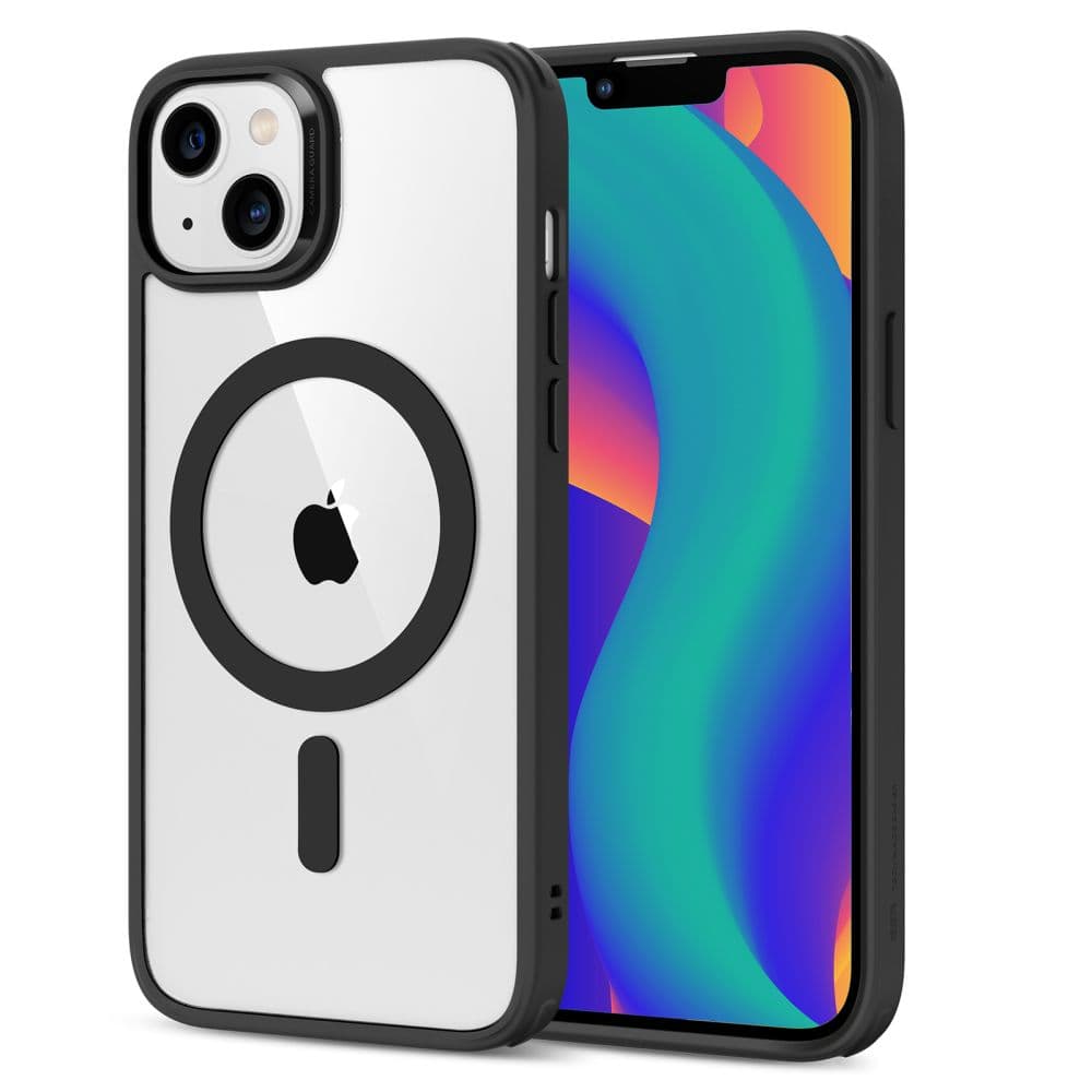 ESR Klasický Hybrid HaloLock iPhone 14 iPhone 13 Průhledná Černá - náhled 1