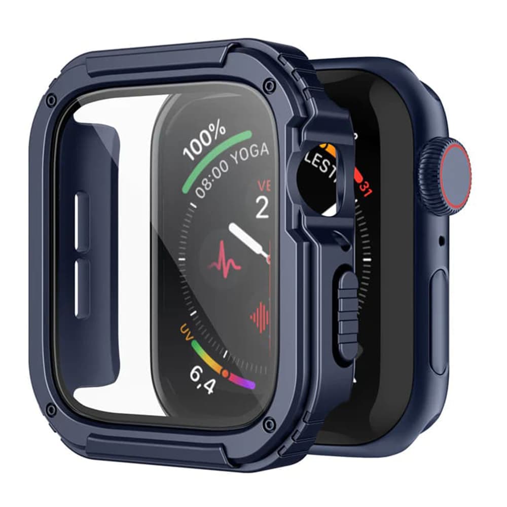 Lito Pouzdro 360 s ochranou displeje Apple Watch 1 2 3 42mm Blue - náhled 1