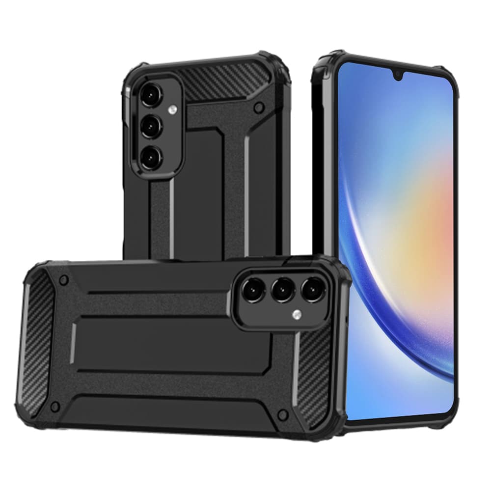 Techsuit Hybridní Ochrana Samsung Galaxy A34 5G Černá - náhled 1