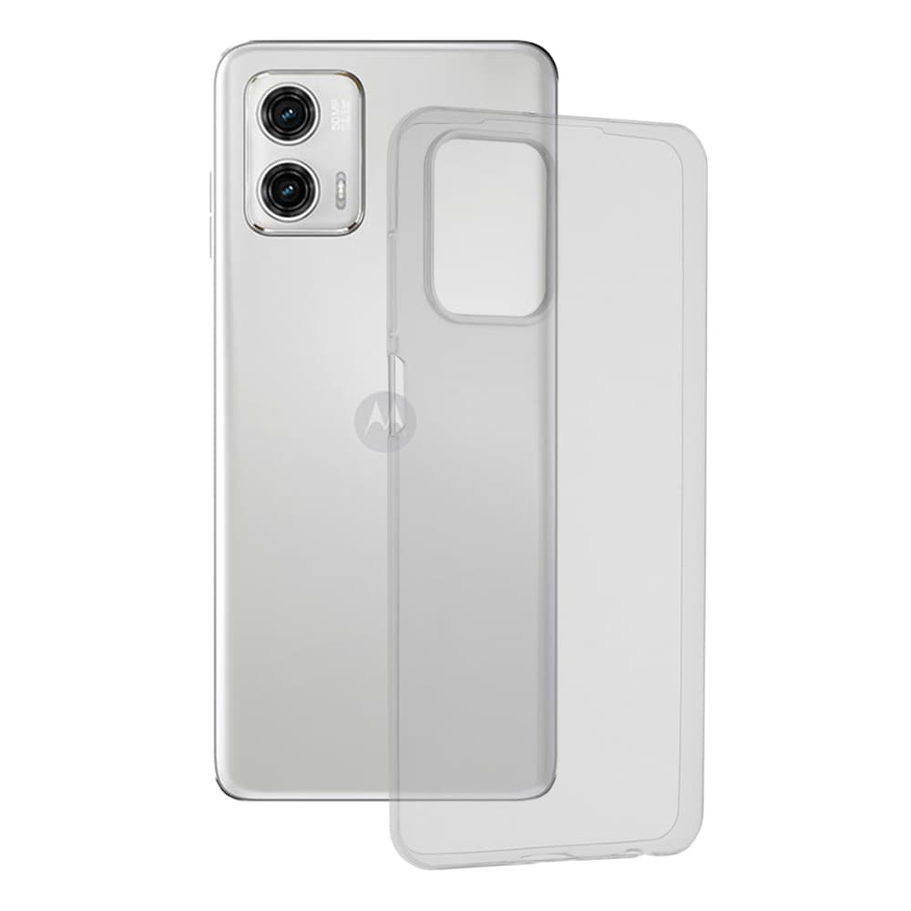 Techsuit Čirý silikon Motorola Moto G73 Průhledný - náhled 1