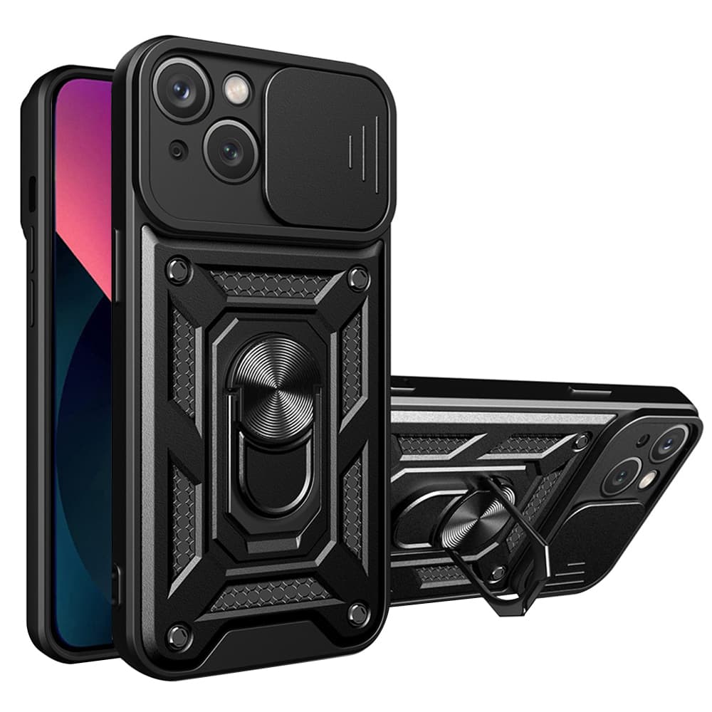 Techsuit Řada CamShield iPhone 14 Černá - náhled 1