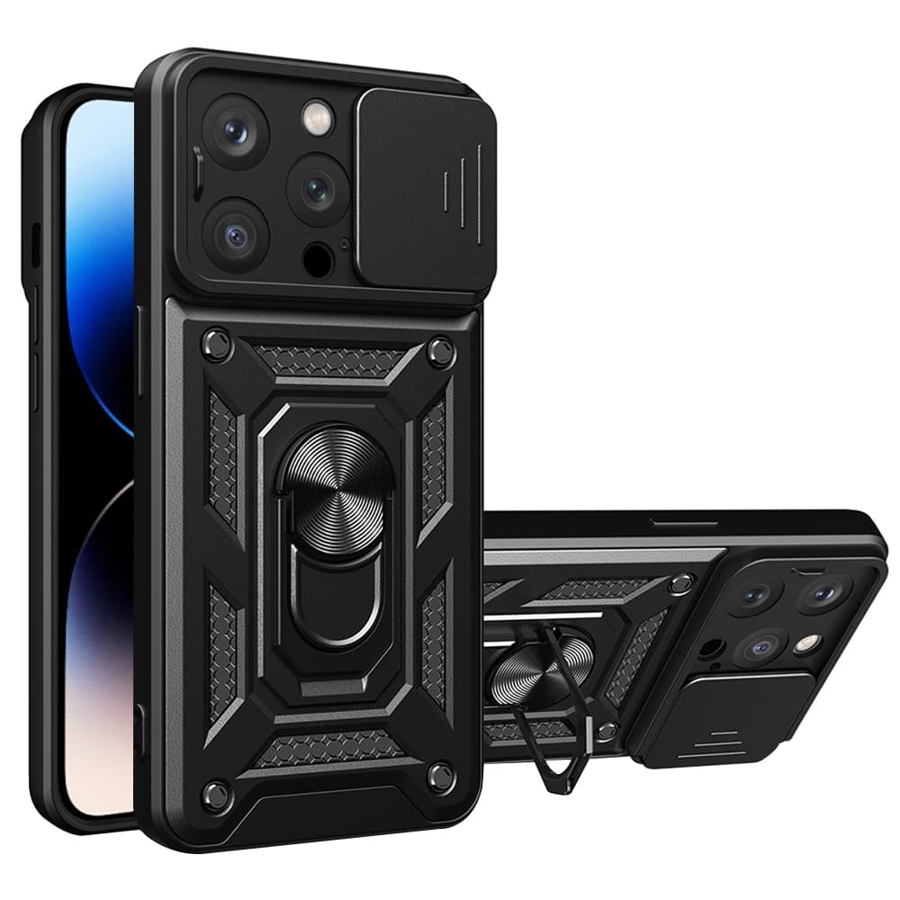 Techsuit CamShield řada iPhone 14 Pro černá - náhled 1