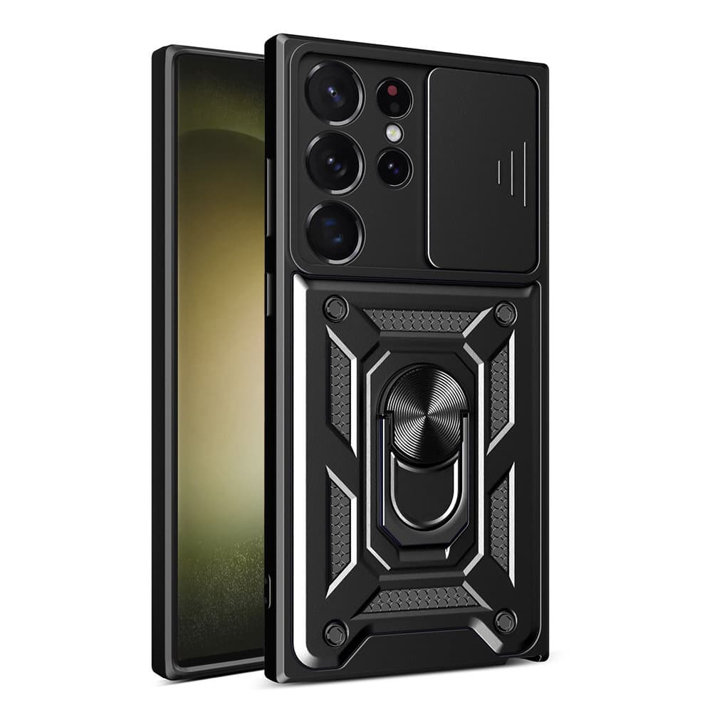 Techsuit Řada CamShield Samsung Galaxy S23 Ultra Černá - náhled 1