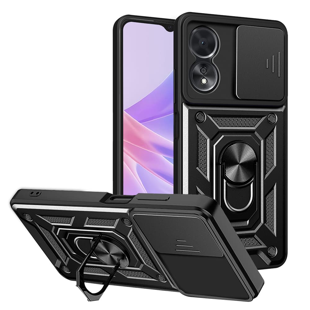 Techsuit Série CamShield Oppo A58 5G A78 5G Černá - náhled 1