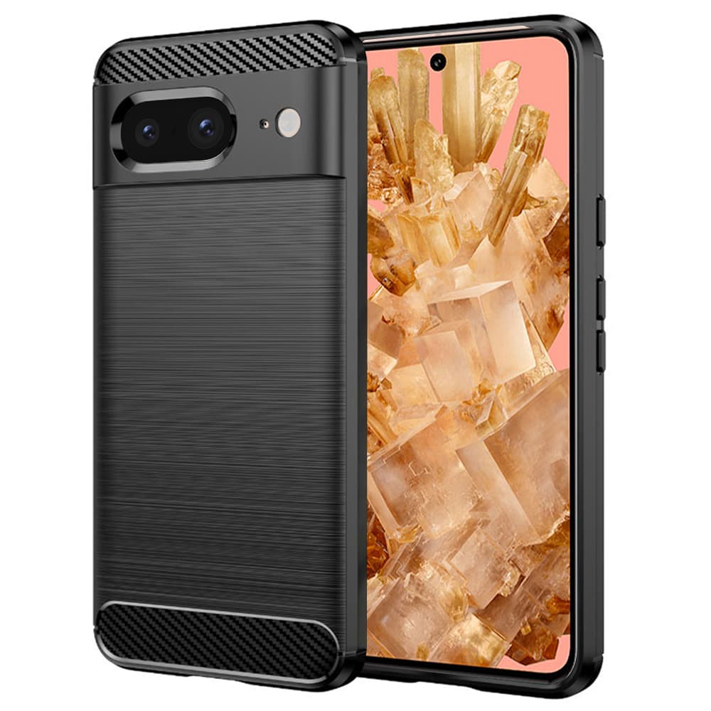 Techsuit Karbon Silikon Google Pixel 8 Black - náhled 1