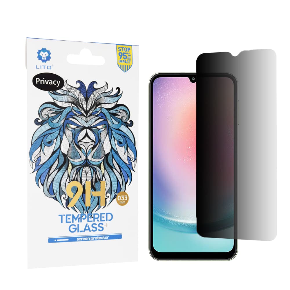 Lito 2.5D Klasické Sklo Samsung Galaxy A24 Privátní - náhled 1