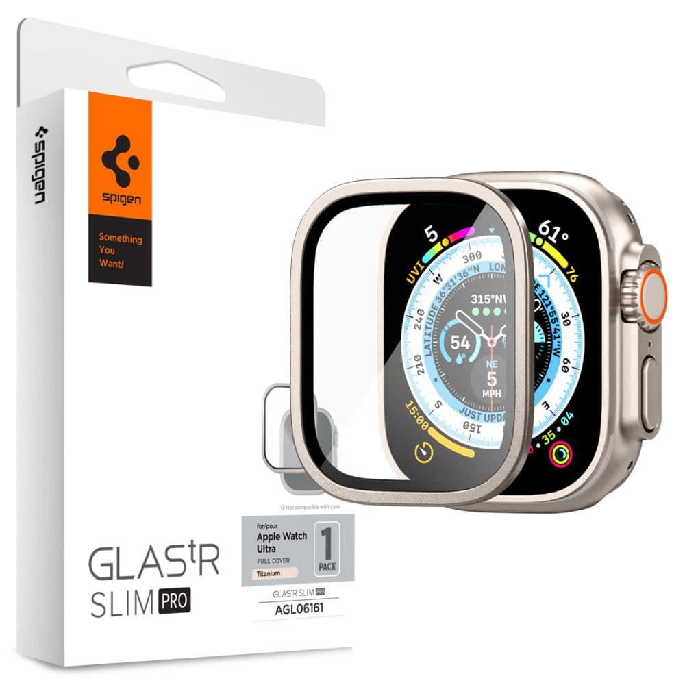 Spigen Glas.tR Slim Pro Apple Watch Ultra Ultra 2 Ultra 3 Titan - náhled 1