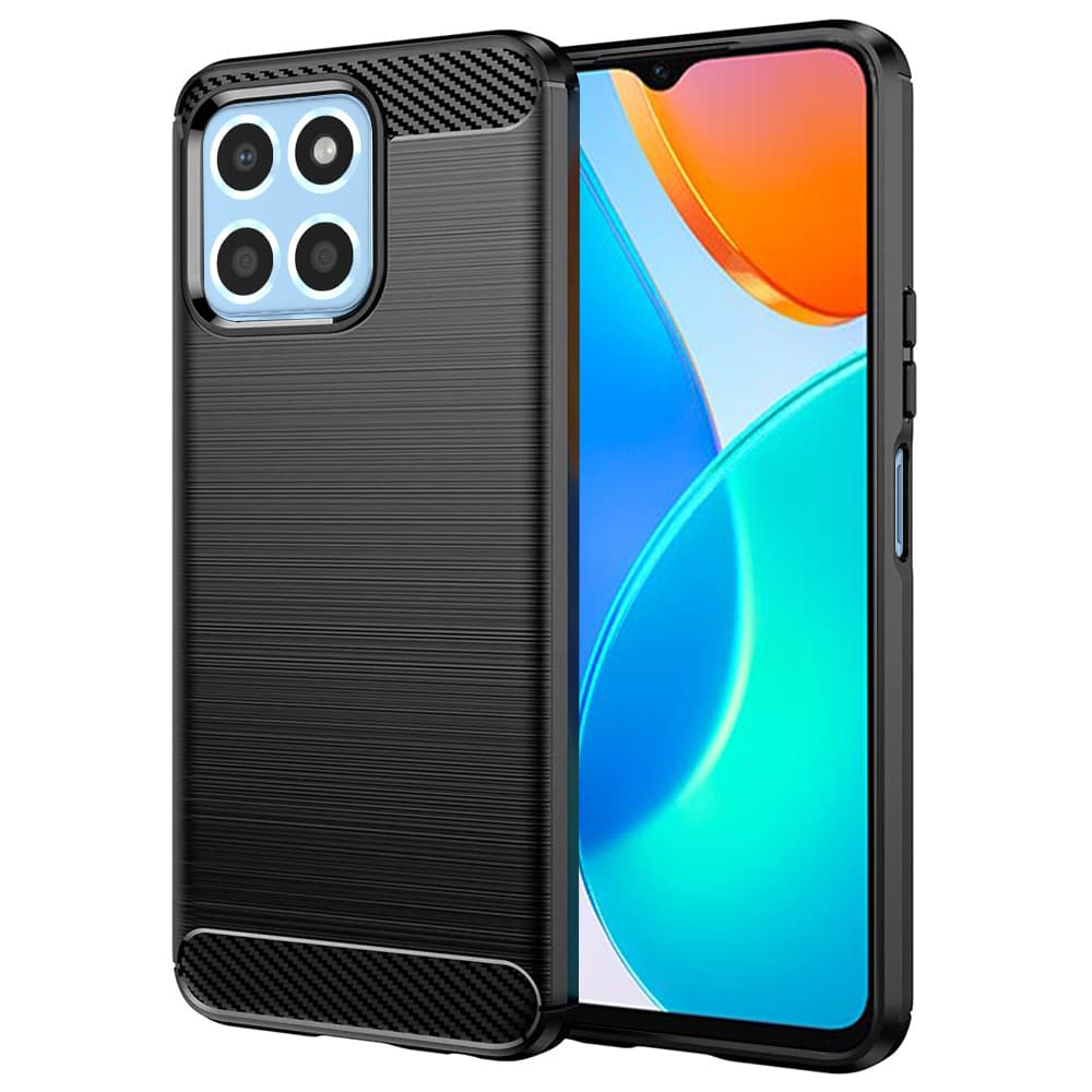 Techsuit Karbon Silikon Honor X6 X8 5G 70 Lite Černý - náhled 1