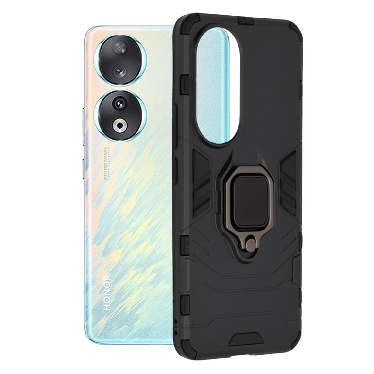 Techsuit Silikonový kryt Honor 90 Černý - náhled 1