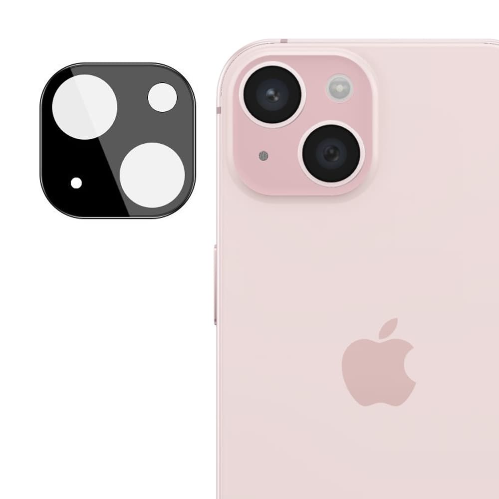 Techsuit Kompletní sklo kamery iPhone 15 iPhone 15 Plus Black - náhled 1