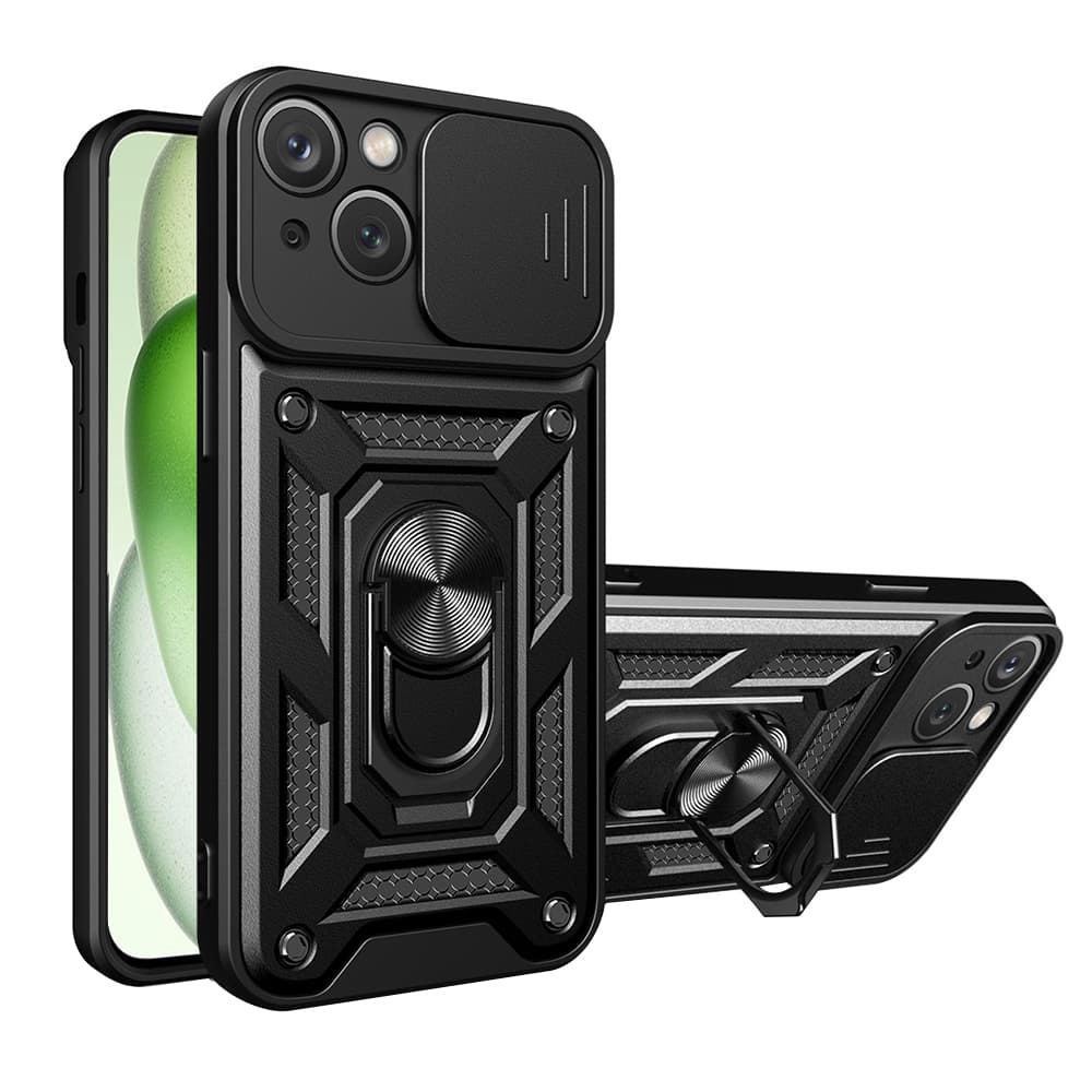 Techsuit Řada CamShield iPhone 15 Plus Černá - náhled 1