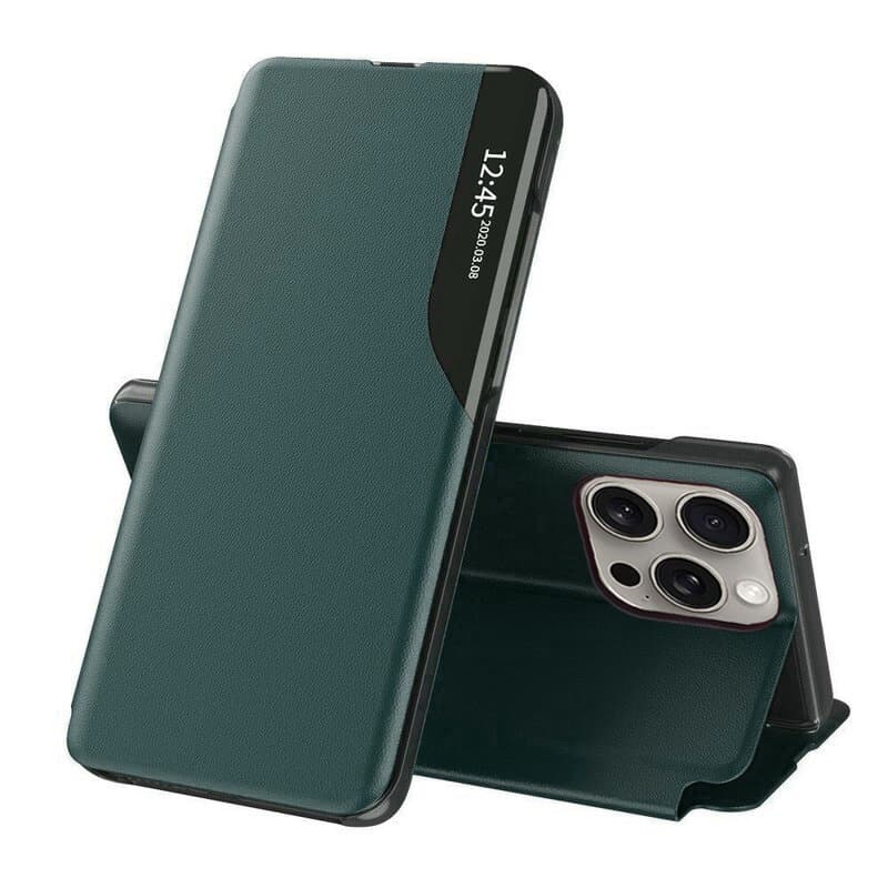 Techsuit eFold Series iPhone 15 Pro Tmavě zelená - náhled 1