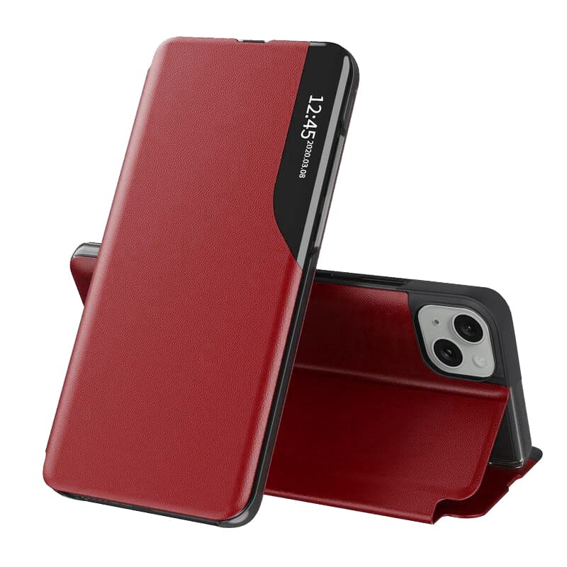 Techsuit eFold Series iPhone 15 Plus Červený - náhled 1