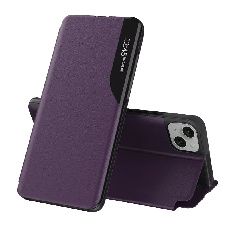 Techsuit eFold Series iPhone 15 Plus Fialová - náhled 1