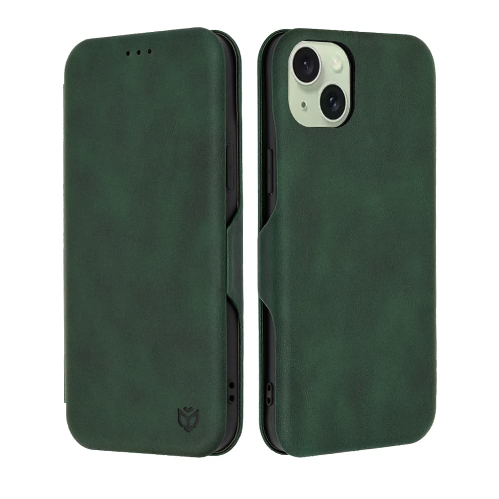 Techsuit Bezpečná Peněženka Plus iPhone 15 Plus Zelená - náhled 1