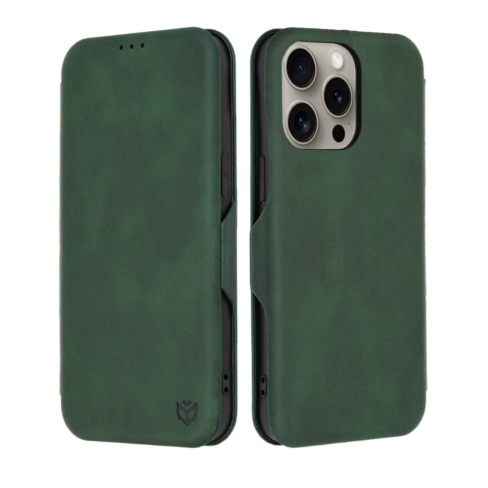 Techsuit Bezpečná Peněženka Plus iPhone 15 Pro Max Zelená - náhled 1