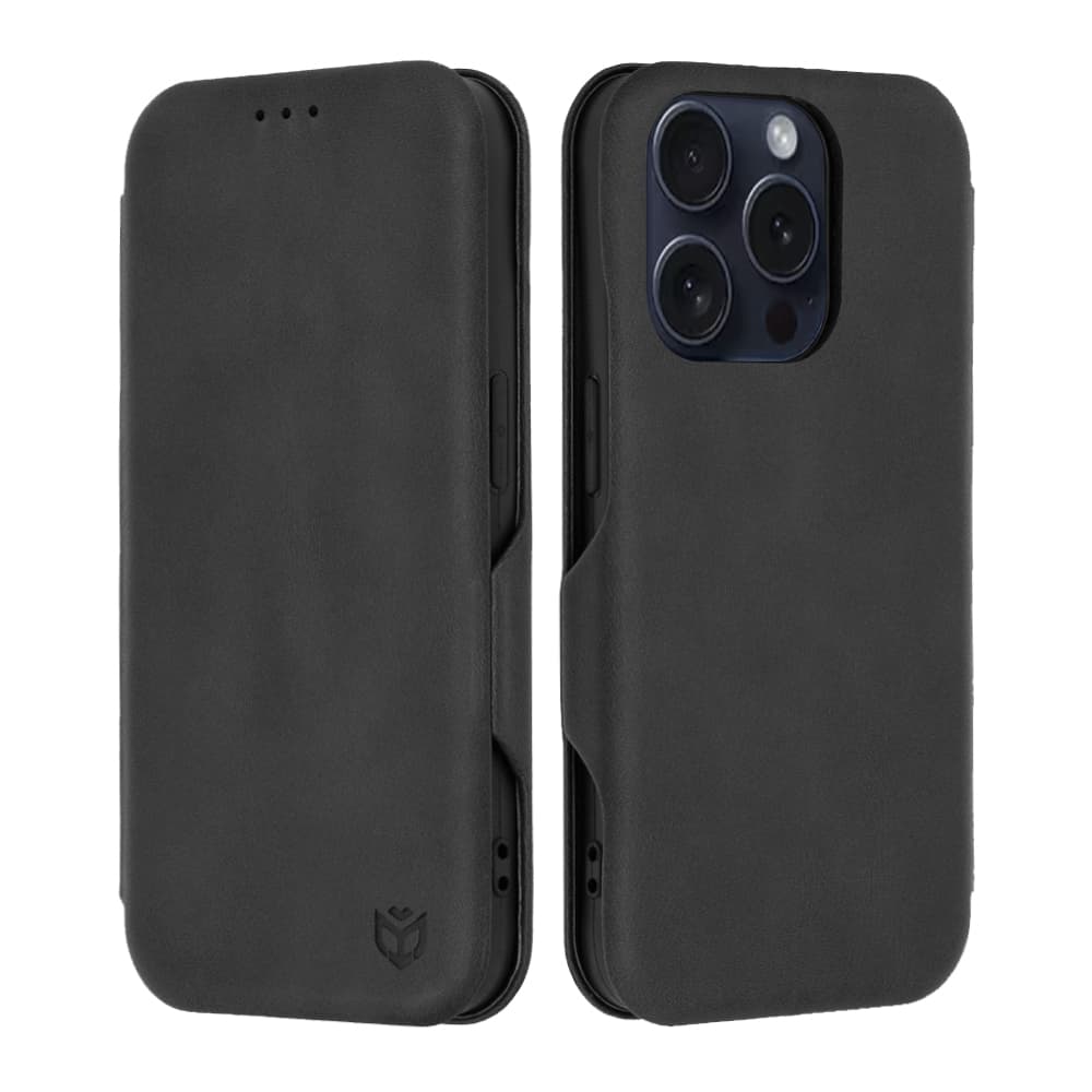 Techsuit Bezpečná Peněženka Plus iPhone 15 Pro Černá - náhled 1