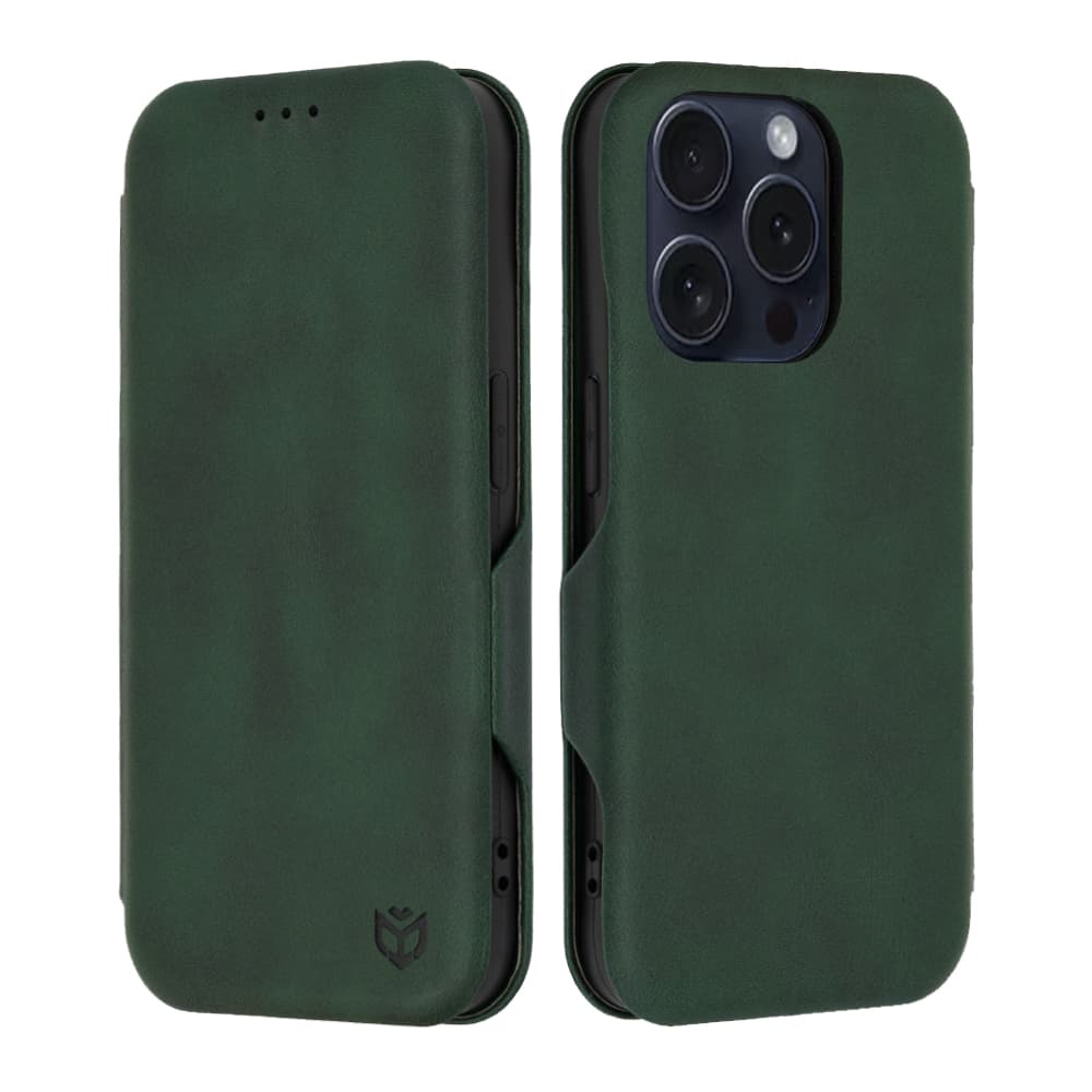Techsuit Bezpečná Peněženka Plus iPhone 15 Pro Zelená - náhled 1