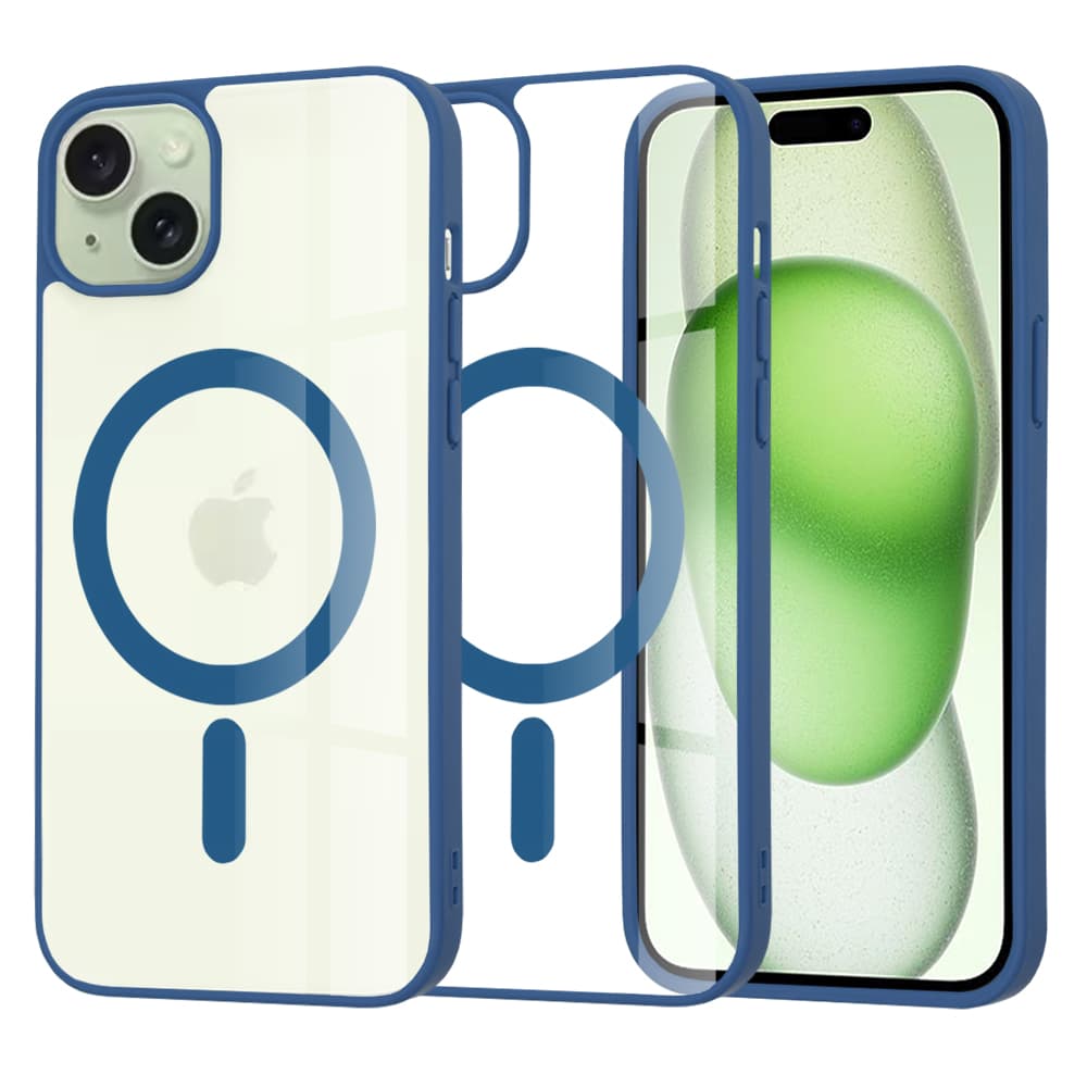 Techsuit MagSafe Pro iPhone 15 Plus Modrý - náhled 1