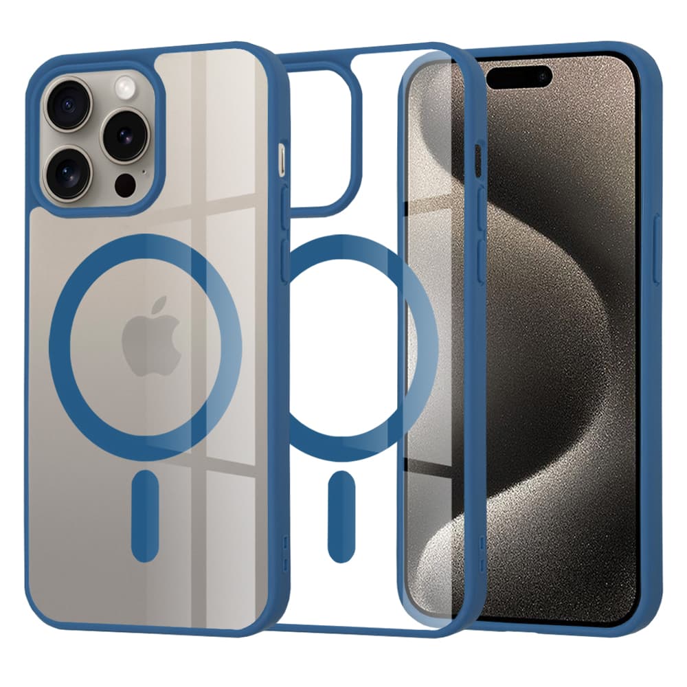 Techsuit MagSafe Pro iPhone 15 Pro Max Modrý - náhled 1