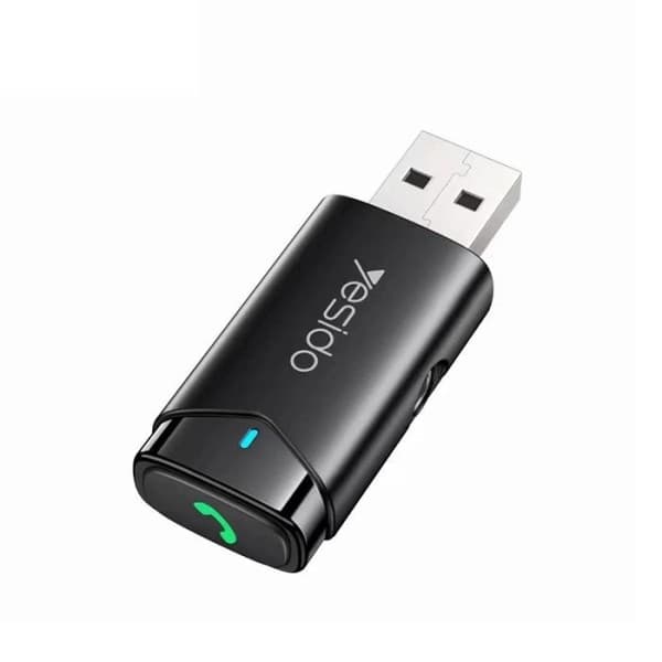 Yesido YAU40 Bezdrátový Aux přijímač Handsfree HD zvuk Black - náhled 1