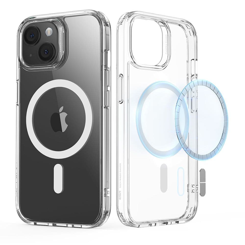 ESR Classic Hybrid HaloLock iPhone 15 Plus Čirý - náhled 1