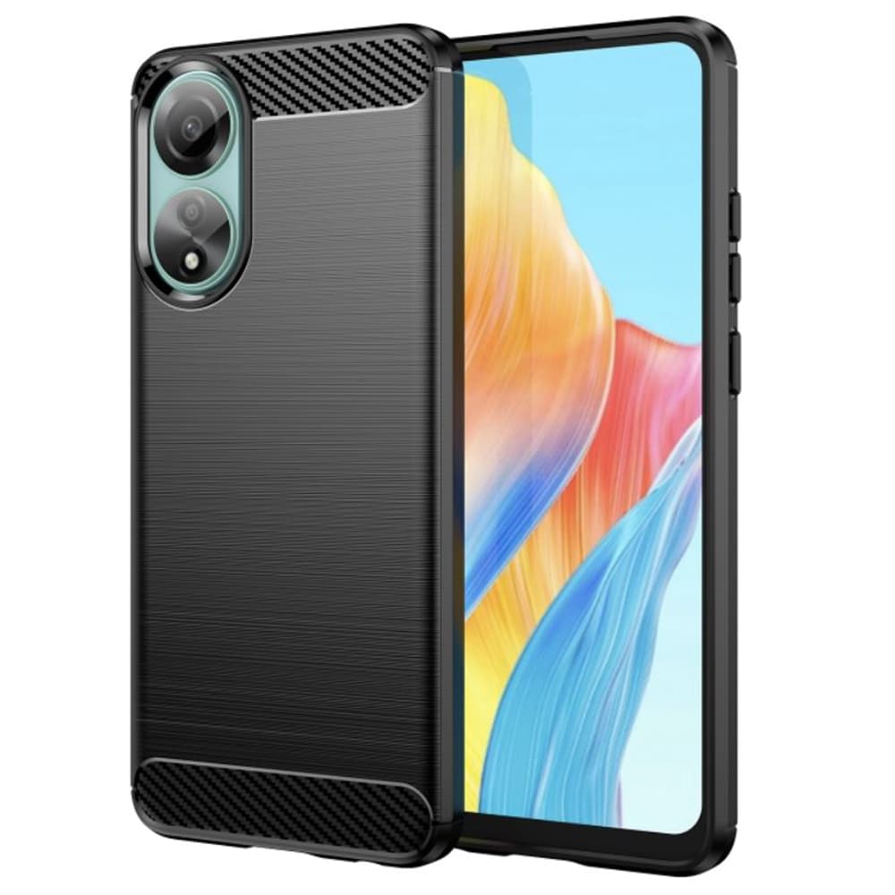 Techsuit Karbon Silikon Oppo A78 4G Černá - náhled 1