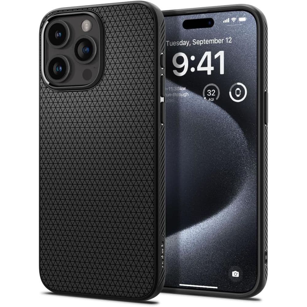 Spigen Liquid Air iPhone 15 Pro Matná černá - náhled 1