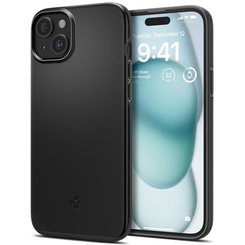 Spigen Thin Fit iPhone 15 Černá - náhled 1