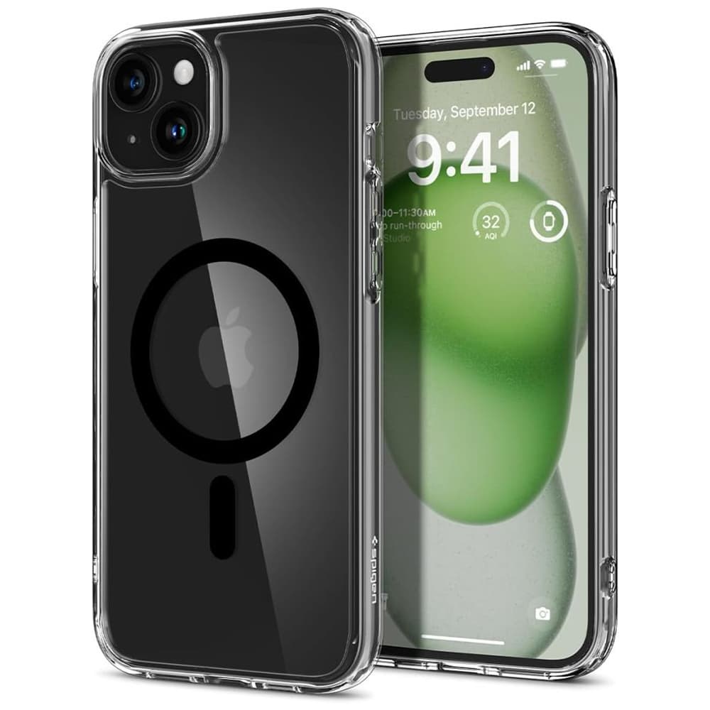 Spigen Ultra Hybrid MagSafe iPhone 15 Černá - náhled 1