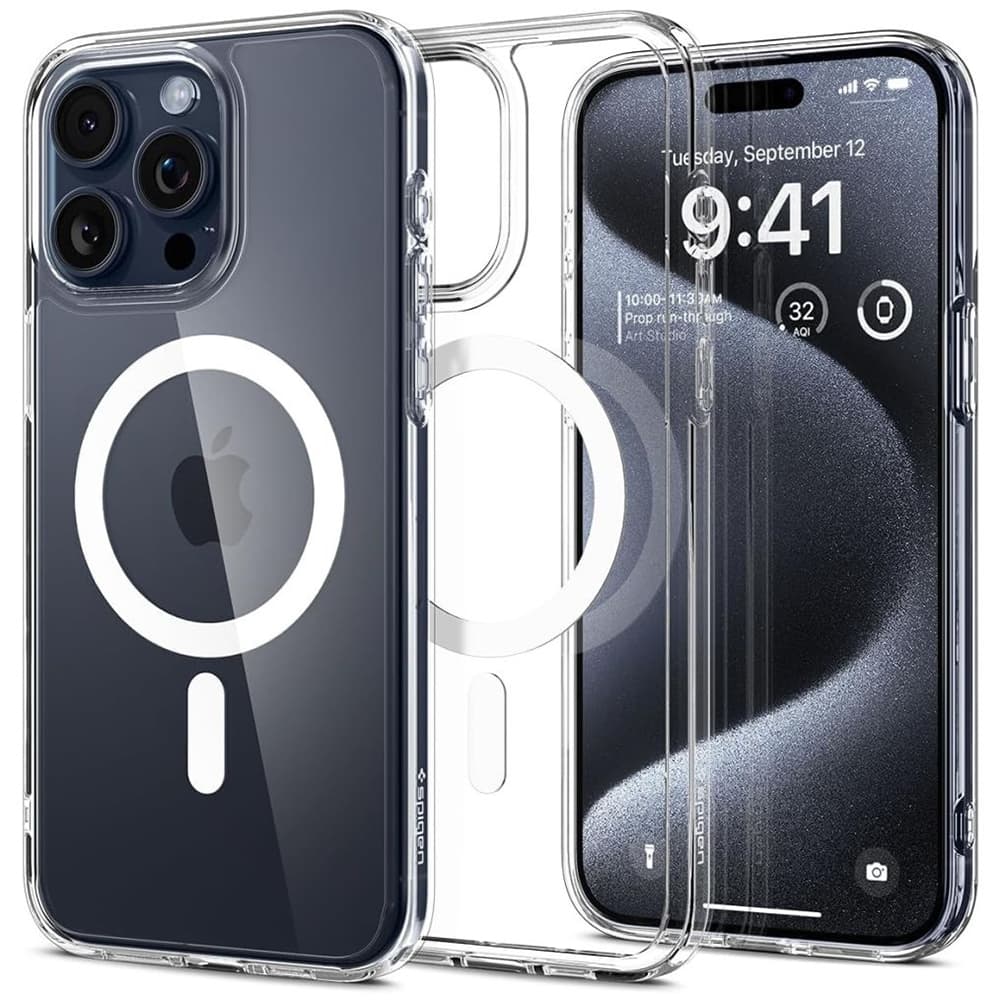 Spigen Ultra Hybrid MagSafe iPhone 15 Pro Max Bílý - náhled 1