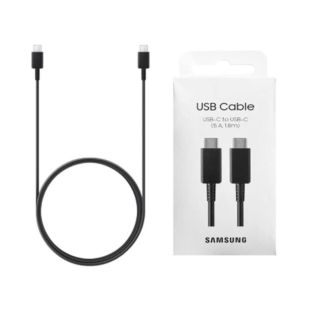 Samsung Kabel EP-DX510JBEGEU USB-C 5A 1.8m Bílý - náhled 1