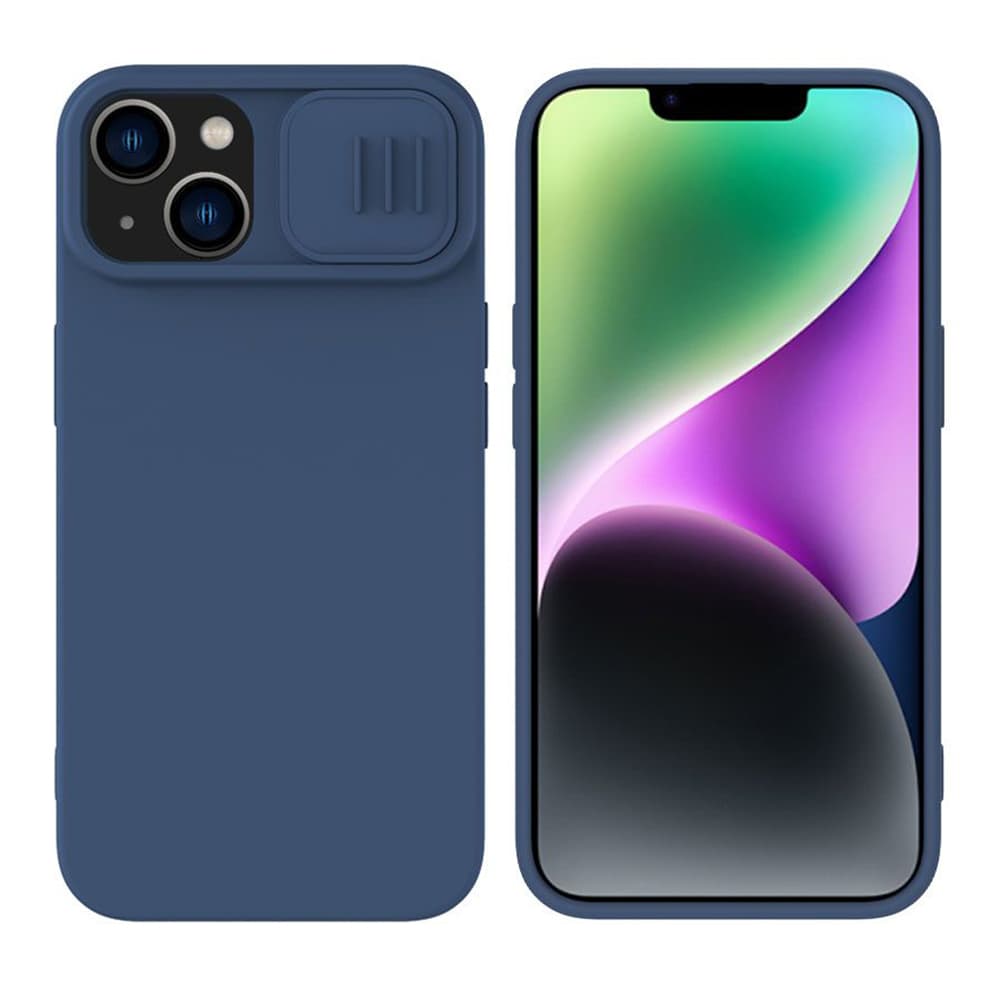 Nillkin CamShield Silky MagSafe iPhone 15 Plus Půlnoční modrá - náhled 1